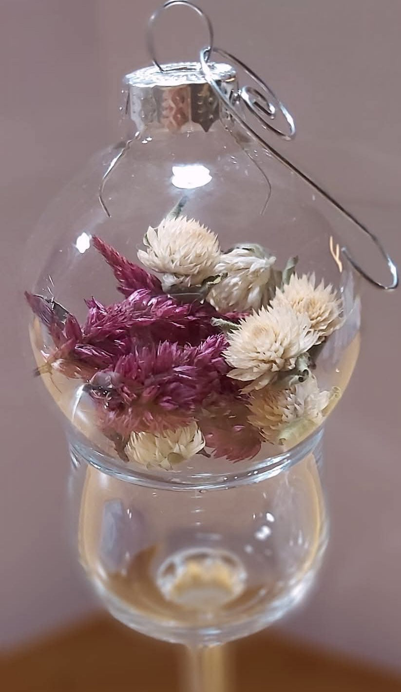 Boule de Noël en verre